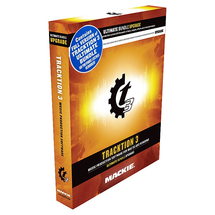 download mackie tracktion 3 - ultimate bundle music production software